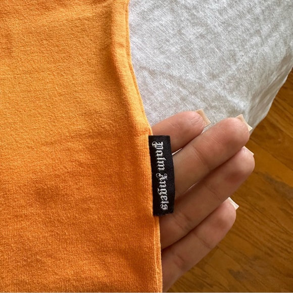 NWT RARE Palm Angels x Setai Miami Beach | Exclusive Tee in Orange - Picture 5 of 6